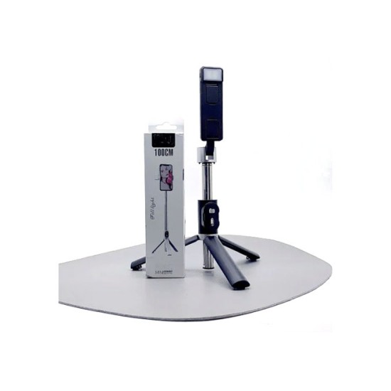 SELFIE STICK INALÁMBRICO CON RINGLIGHT Y SOPORTE P60D NEGRO SELFIE STICK INALÁMBRICO CON RINGLIGHT Y SOPORTE P60D NEGRO